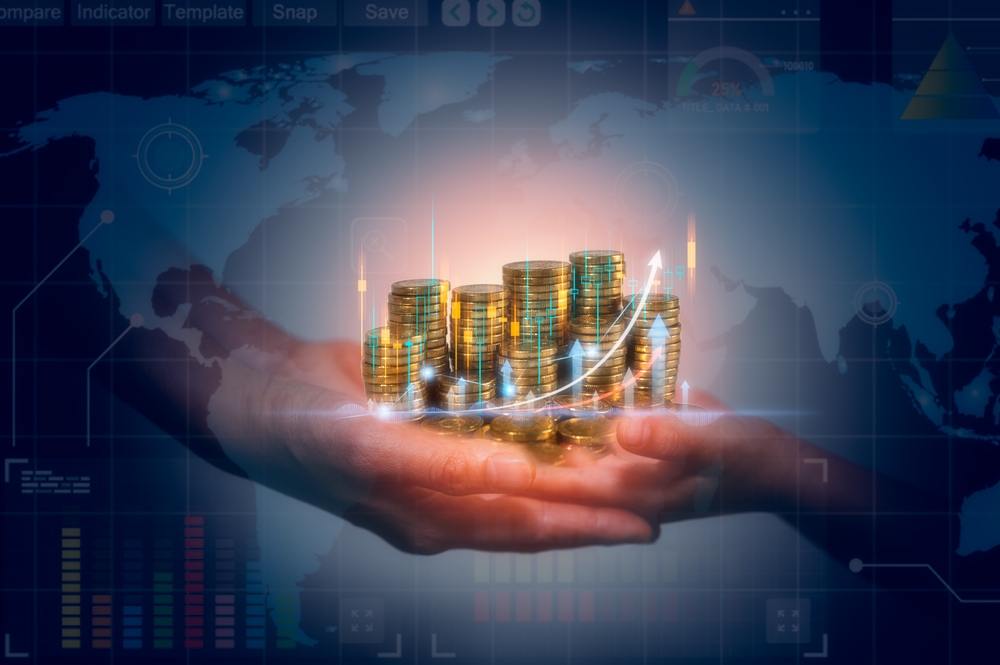 investment,strategy,for,your,child,concept,,fund,transfer,from,parent